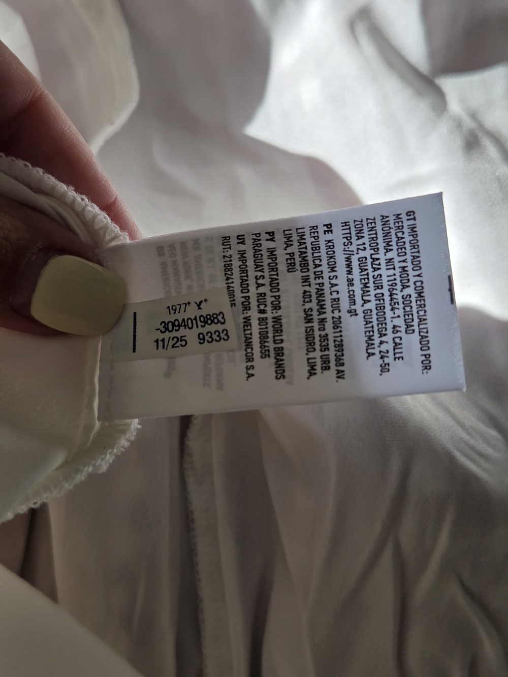 American Eagle Red/White Gingham Tie-Strap Mini Dress (with Eyelet Trim) - Picture 6 of 8